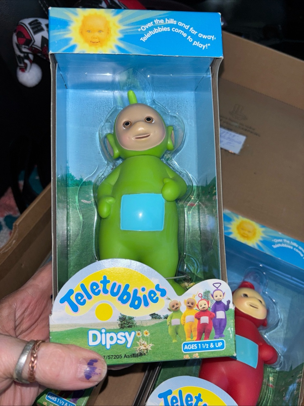 Vintage Mattel Dipsy Teletubbies Figure - Green